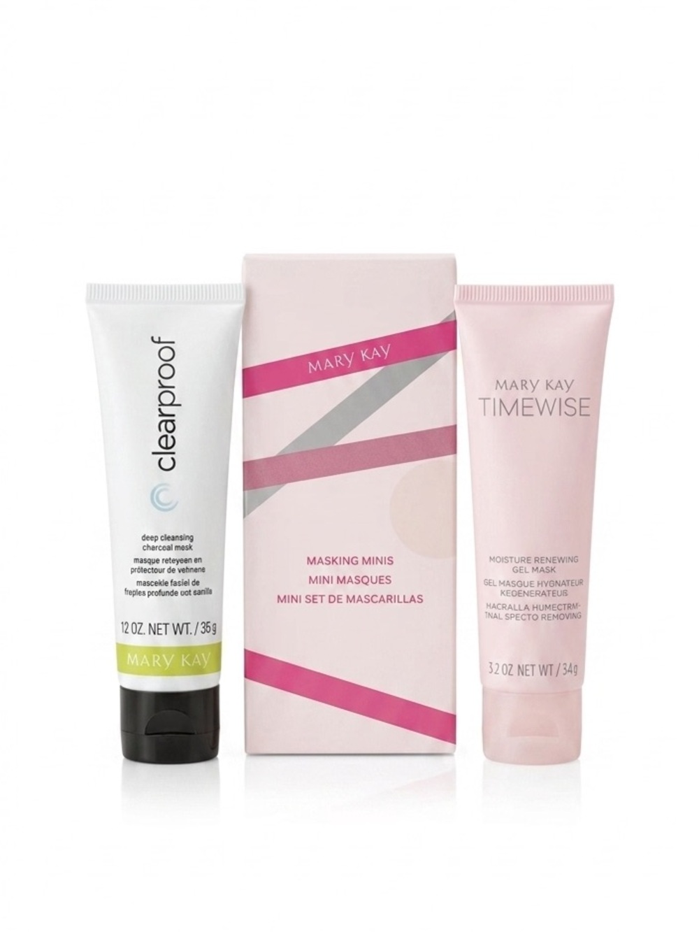 Mary Kay Masking Minis Moisture Renewing Gel Mask Deep Charcoal Mask New in Box